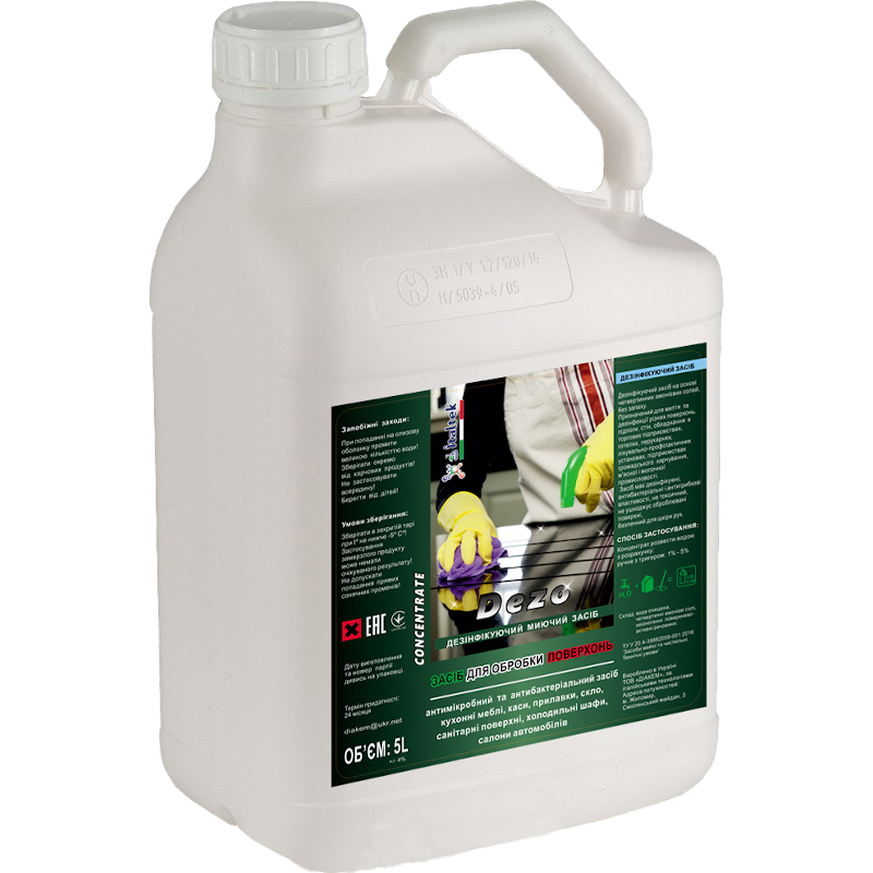 Засіб для миття підлоги ITALTEK Dezo, універсальний, 5 л